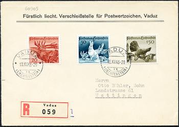 Briefmarken: FL210-FL212 - 1946 Jagdserie I