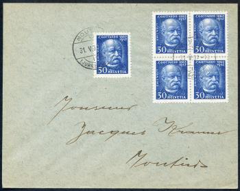 Briefmarken: 191-193 - 1932 50 Jahre Gotthardbahn