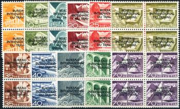 Stamps: BIT84-BIT94 - 1950 Changed three-line imprint