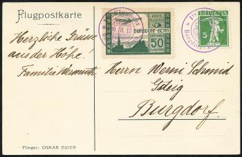 Briefmarken: FIV - 1913 Vorläufer Burgdorf