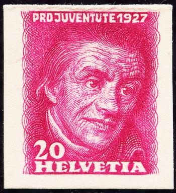 Stamps: J43P3 - 1927 Heinrich Pestalozzi