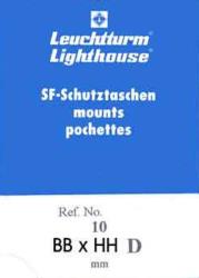 Accessoires: 306326 - Leuchtturm  Poches bloc SF avec double couture, transparentes, 160x120mm