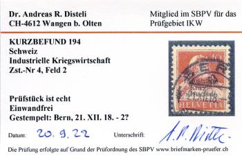 Thumb-2: IKW4 - 1918, Industrielle Kriegswirtschaft, Aufdruck dünne Schrift