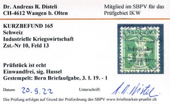 Thumb-2: IKW10 - 1918, Industrial wartime economy, overprint in bold type