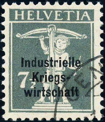 Timbres: IKW11 - 1918 Économie industrielle de guerre, surcharge en caractères gras
