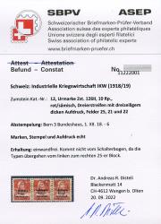Thumb-2: IKW12 - 1918, Industrial wartime economy, overprint in bold type