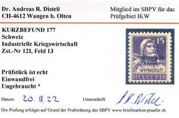 Thumb-2: IKW12I - 1918, Industrial wartime economy, overprint in bold type