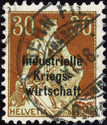 Thumb-1: IKW15 - 1918, Industrial wartime economy, overprint in bold type