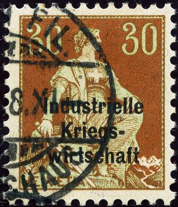 Thumb-1: IKW15 - 1918, Industrielle Kriegswirtschaft, Aufdruck dicke Schrift