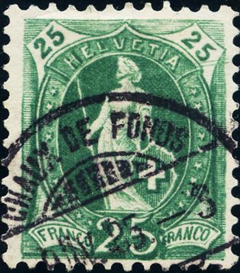 Thumb-1: 67Aa.2.23/IA - 1882, weisses Papier, 14 Zähne, KZ A