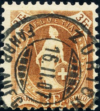 Thumb-1: 92A - 1906, papier blanc, 13 dents, WZ