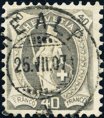 Thumb-1: 89A - 1907, papier blanc, 13 dents, WZ