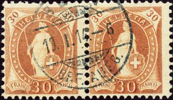 Stamps: 88A - 1905 white paper, 13 teeth, WZ