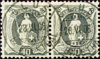 Stamps: 89B - 1906 white paper, 14 teeth, WZ