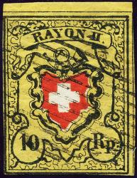Briefmarken: 16II-T2 A2-LO - 1850 Rayon II ohne Kreuzeinfassung