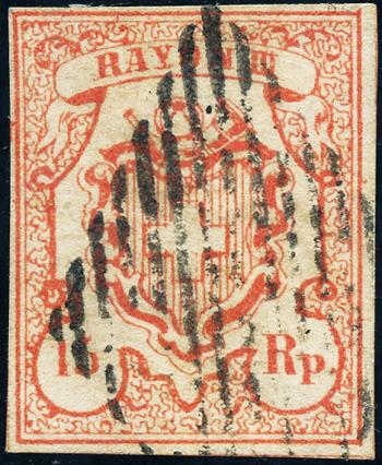 Stamps: 18-T1 UL-II - 1852 Rayon III with small value number
