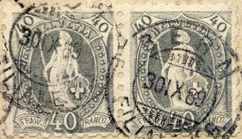 Thumb-2: 69B - 1889, carta bianca, 11 denti, KZ A