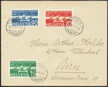 Thumb-1: F16-F18 - 1932, Gedenkausgabe zur Abrüstungskonferenz in Genf