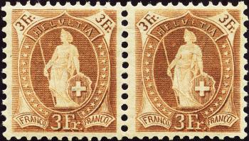 Stamps: 100B - 1907 Fiber paper, 13 teeth, WZ