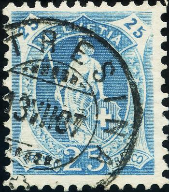 Thumb-1: 93A - 1906, papier blanc, 13 dents, WZ