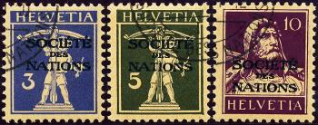 Briefmarken: SDN33-SDN35 - 1930-1931 Tellknaben und Tellbrustbild