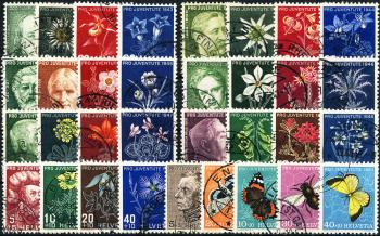 Briefmarken: J105-J137 - 1943-1950 Verschiedene Darstellungen