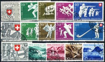 Stamps: B46-B60 - 1950-1952 Various editions