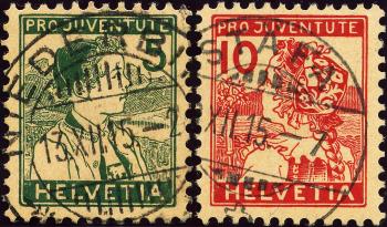 Stamps: J2-J3 - 1915 costume pictures