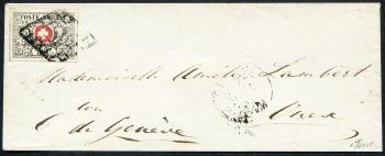 Stamps: 10 - 1850 Vaud 5