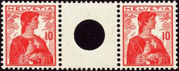 Briefmarken: S4 -  Mit grosser Lochung