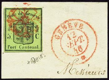 Thumb-1: 5 - 1845, Canton de Genève, Petit Aigle