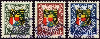 Briefmarken: W4-W6 - 1927 87. Geburtstag des Fürsten Johann II