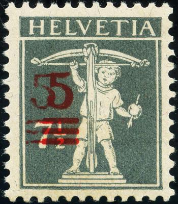 Briefmarken: 148II.1A.14 - 1921 Aufbrauchsausgaben mit neuen Wertaufdrucken
