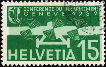 Timbres: F16.1.10 - 1932 Emission commémorative de la conférence du désarmement à Genève