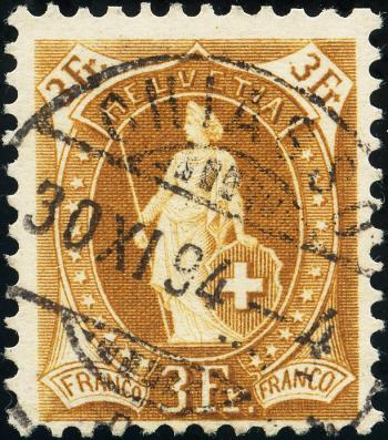 Thumb-1: 72A - 1891, papier blanc, 14 dents, KZ A