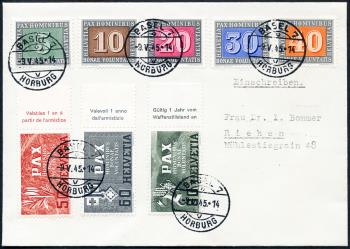Thumb-2: 262-274 - 1945, Commemorative issue for the armistice in Europe, 14 values