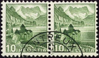 Briefmarken: 286.1.10 - 1948 Farbänderungen der Landschaftsbilder und neues Bildmotiv