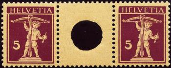 Briefmarken: S19 -  Mit grosser Lochung