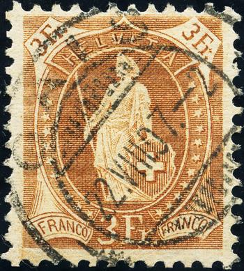 Thumb-1: 92C - 1907, papier blanc, 14 dents, WZ