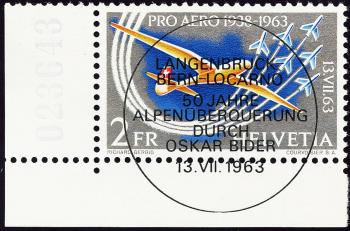 Briefmarken: F46 - 1963 Sondermarke 25 Jahre Pro Aero