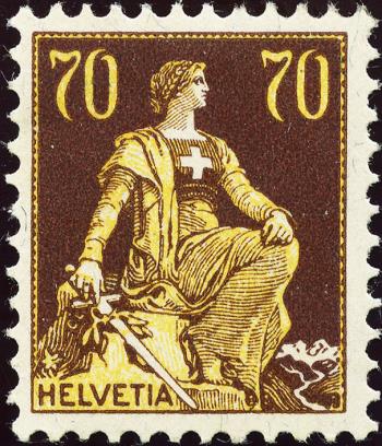 Stamps: 114 - 1908 fiber paper