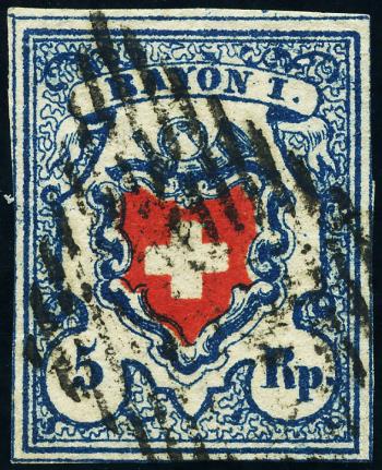 Timbres: 17II-T22 B3-RU - 1851 Rayon I, sans frontière