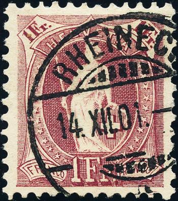 Thumb-1: 71D - 1895, carta bianca, 13 denti, KZ B