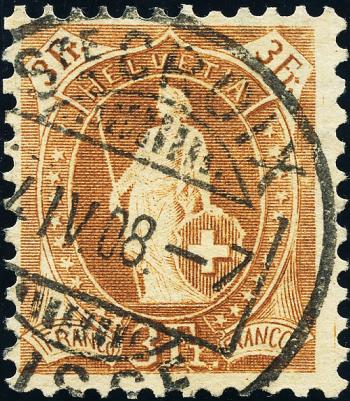 Thumb-1: 92A - 1906, papier blanc, 13 dents, WZ