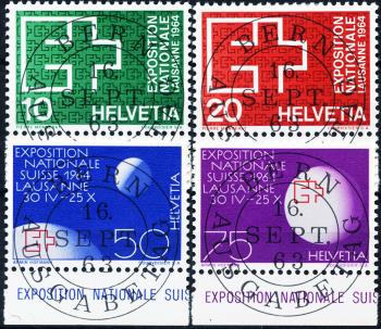 Briefmarken: 402-405 - 1963 Expo Lausanne 1964