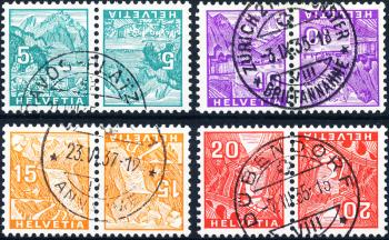 Briefmarken: K28-K31 -  Landschaftsbilder in Buchdruck
