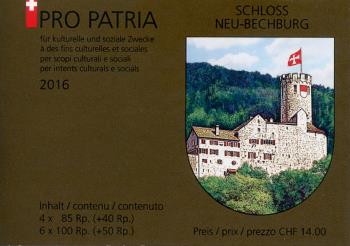 Briefmarken: BMH28 - 2018 Schloss Neu-Bechburg