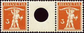 Briefmarken: S11 -  Mit grosser Lochung