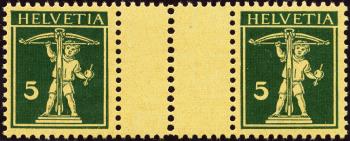 Stamps: S40z -  Vertically perforated, fluted paper