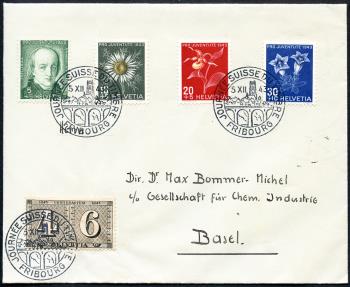 Stamps: TdB1943 - 5.XII.1943 Fribourg